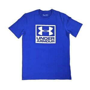Men's Under Armour HeatGear Blue T-Shirt, Loose Fit, MD/M, Medium, NWT